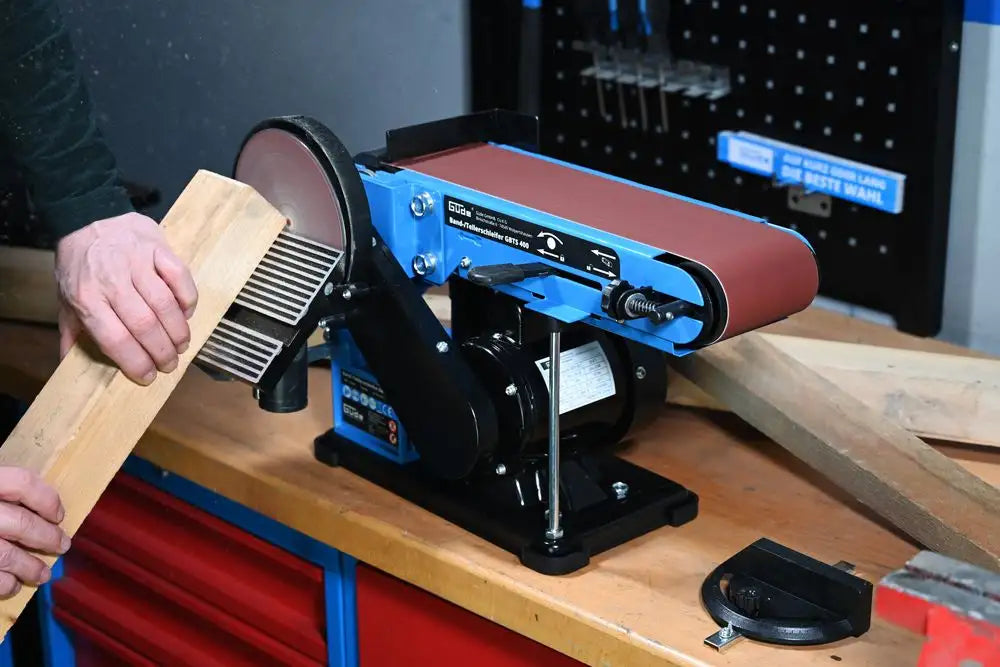 Brusilni potrošni material Guede Combo tračni in diskovni brusilnik Güde GBTS 400 350W + diski K60 Ø150 mm