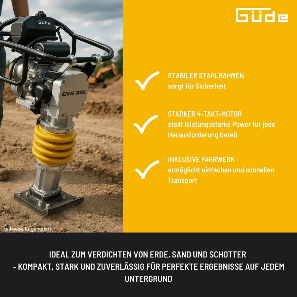 Vertikalni vibracijski nabijač Guede GVS 80E