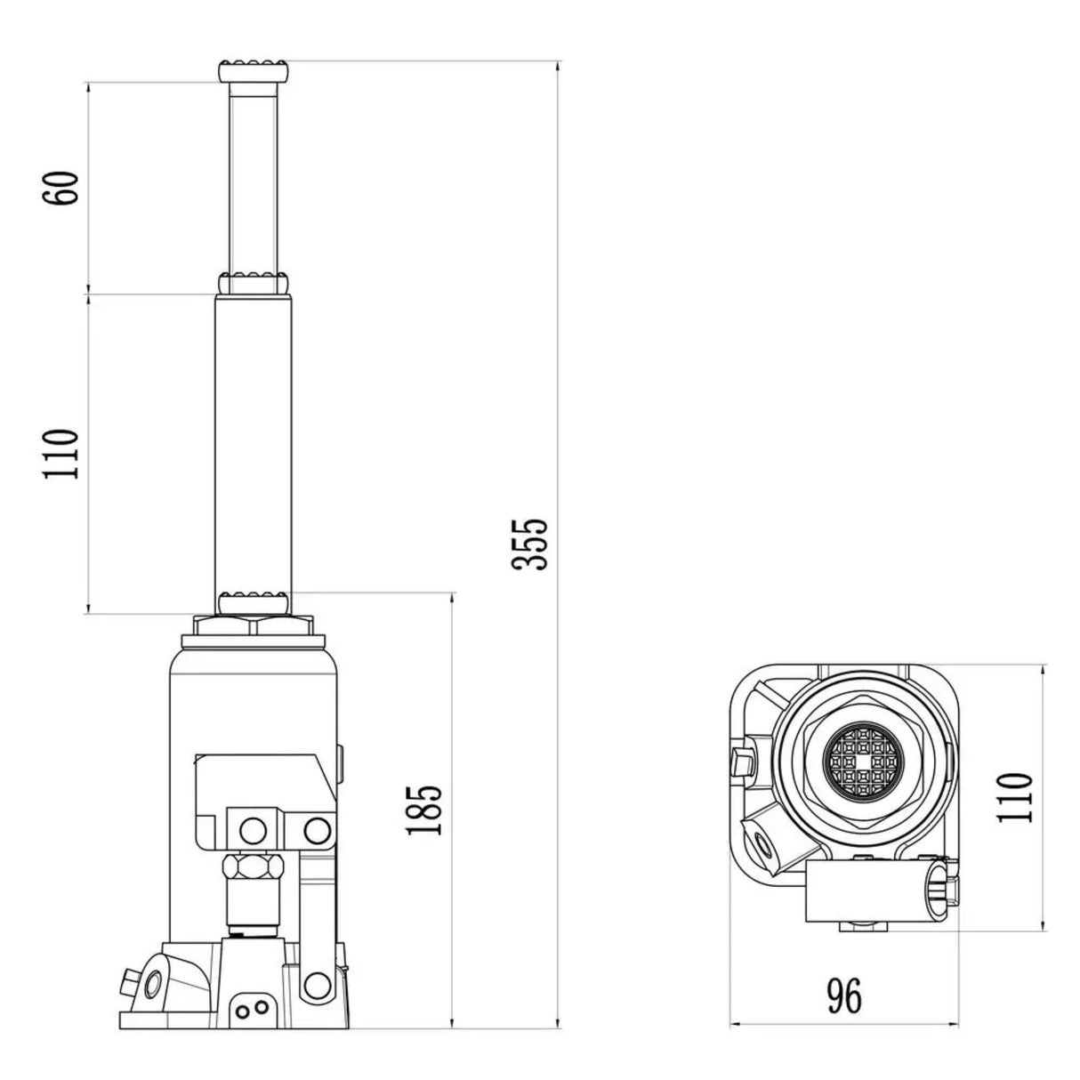 Dvigalka za steklenice Güde GSH-5T