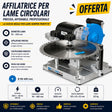 Affilatrice per lame Güde GSS-400, ideale per affilatura precisa di lame circolari con regolazione dell’angolo e funzionamento stabile per uso hobbistico e officina.