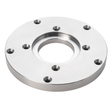 Anello piastra frontale Record Power da 126 mm per il fissaggio sicuro di semilavorati di grandi dimensioni su mandrini SC3 e SC4 con ganasce standard da 50 mm.