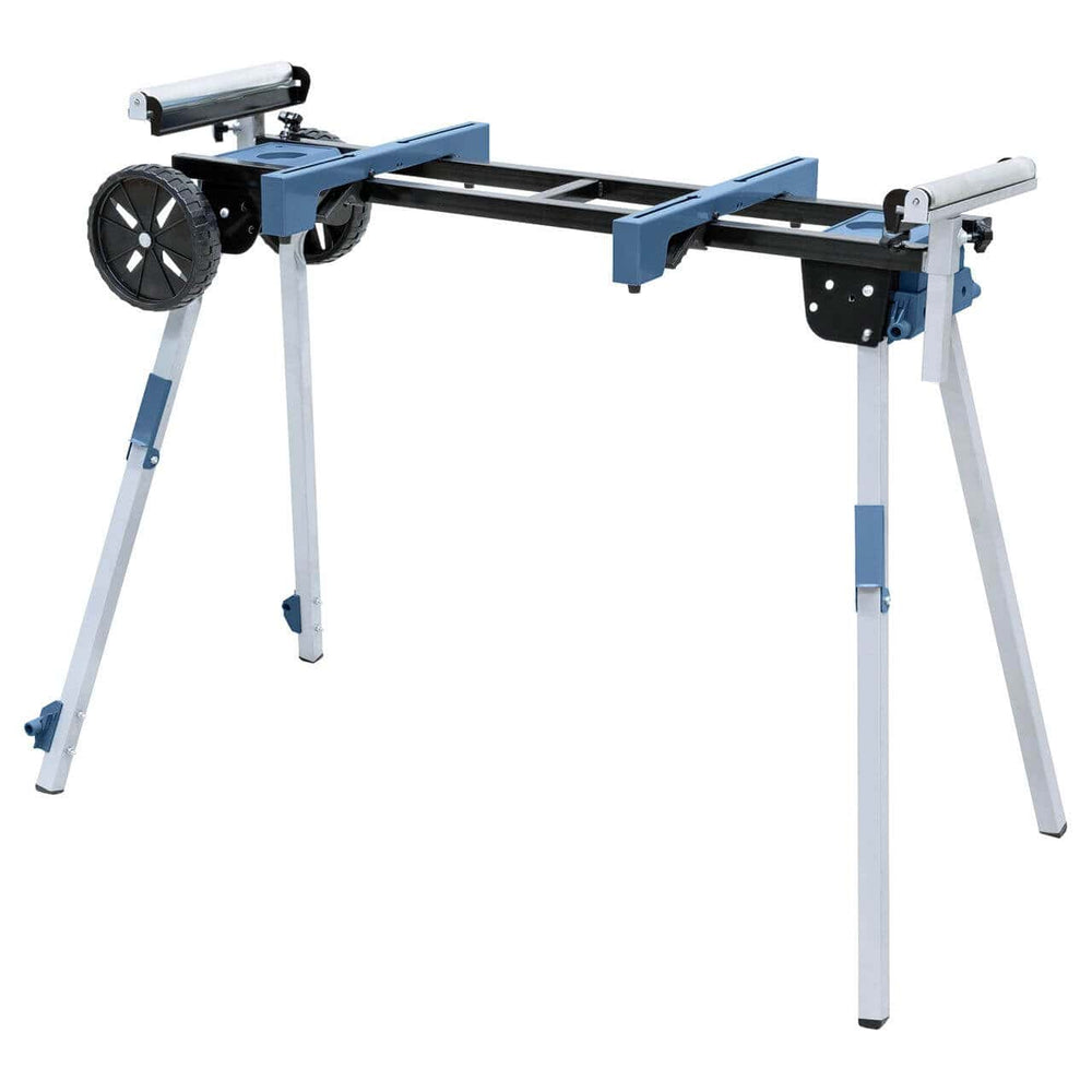 Basamento universale Bernardo KSU 1100 con lunghezza fino a 2980 mm e portata 150 kg, pieghevole e compatto per uso professionale.