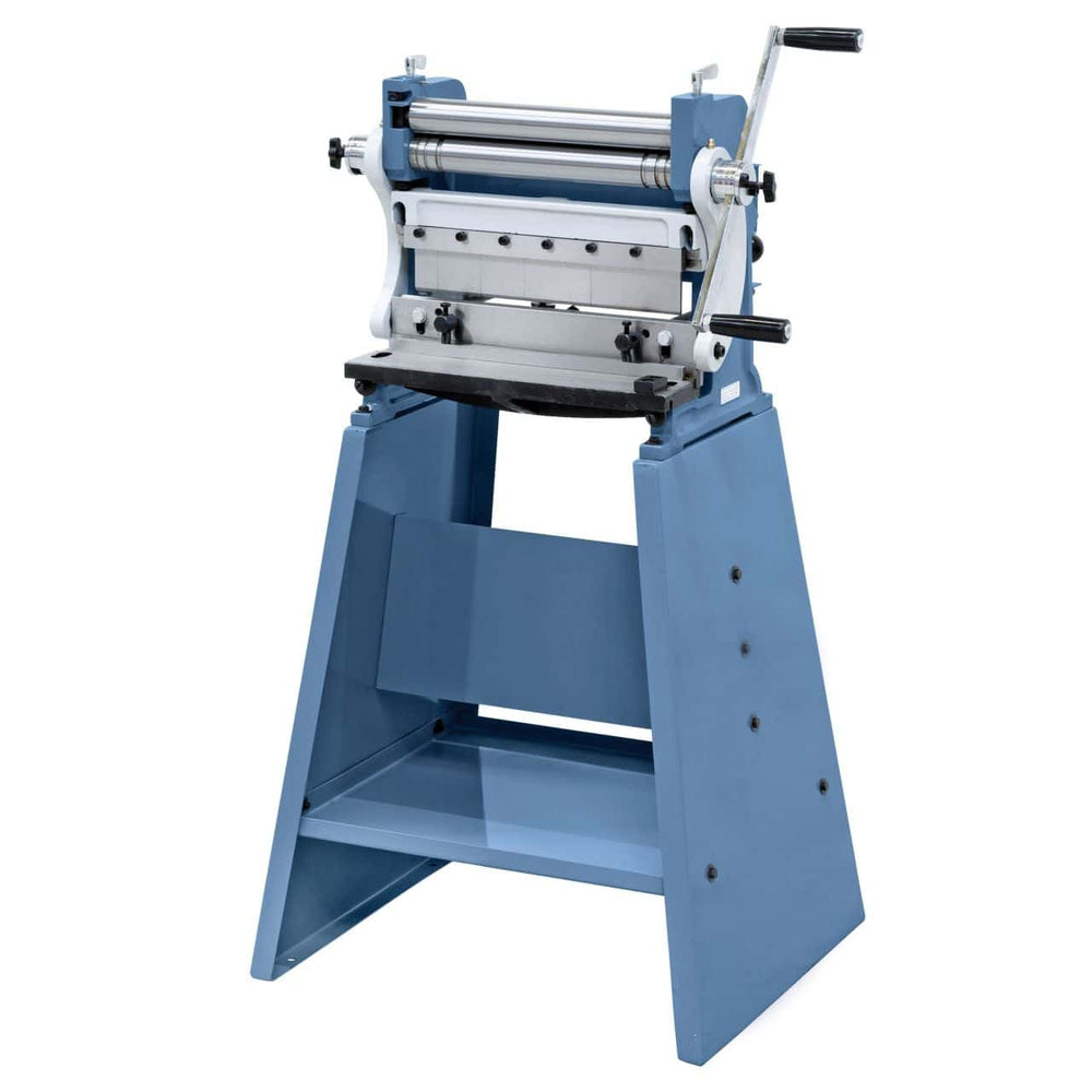 Macchina combinata Bernardo Calandra 3 in 1 - 305 mm per taglio, piegatura e calandratura di lamiere fino a 0,8 mm.