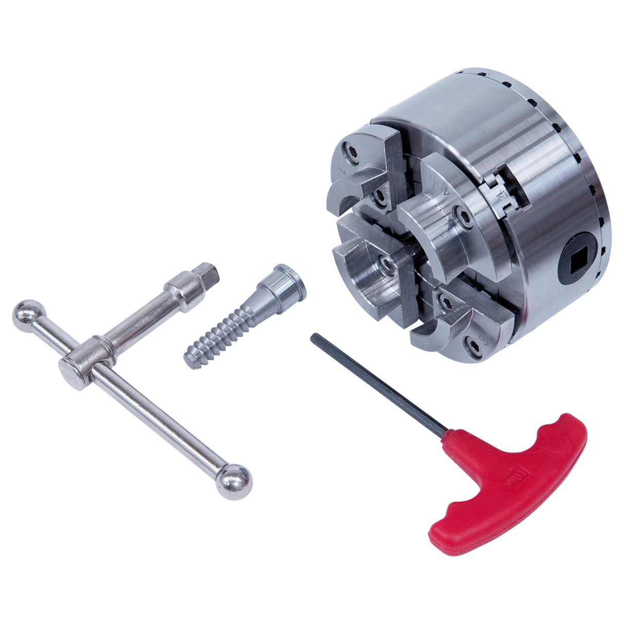 Vpenjalna glava za stružnico Bernardo M 95 s standardnimi čeljustmi tipa A