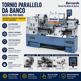 Bernardo Solid 460 x 1000 Pro Vario stružnica za kovino