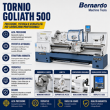Stružnica za kovino Bernardo Goliath 500 x 1000