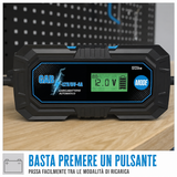 Avtomatski polnilnik baterij Güde GAB 12V/6V-4A