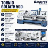 Vzporedna stružnica za kovine Bernardo Goliath 500 x 3000 s 3-osnim DRO