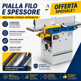 Bernardo FS 310 PS poravnalno-debelinski stroj s spiralno gredjo