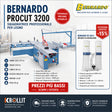 Sezionamento pannelli squadratura 90° Procut 3200 taglio preciso