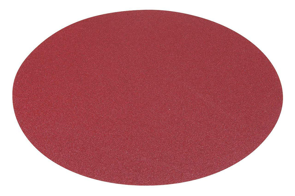 Disco abrasivo Bernardo da 300 mm, grana 60, con fissaggio a strappo per cambio rapido e utilizzo multi-materiale.