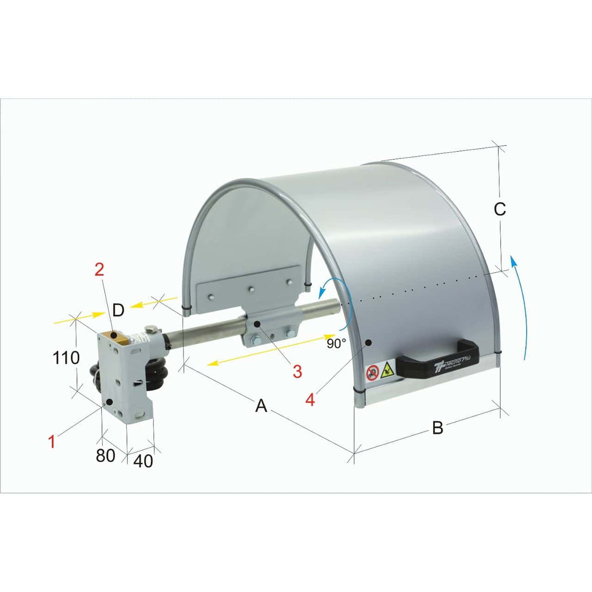 Dispositivi di protezione per torni PTO 03/500