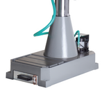 Piastra di base lavorata Flott da Ø 125 mm con refrigerazione integrata, ideale per fissaggio pezzi e lavorazioni di precisione su trapani a colonna.