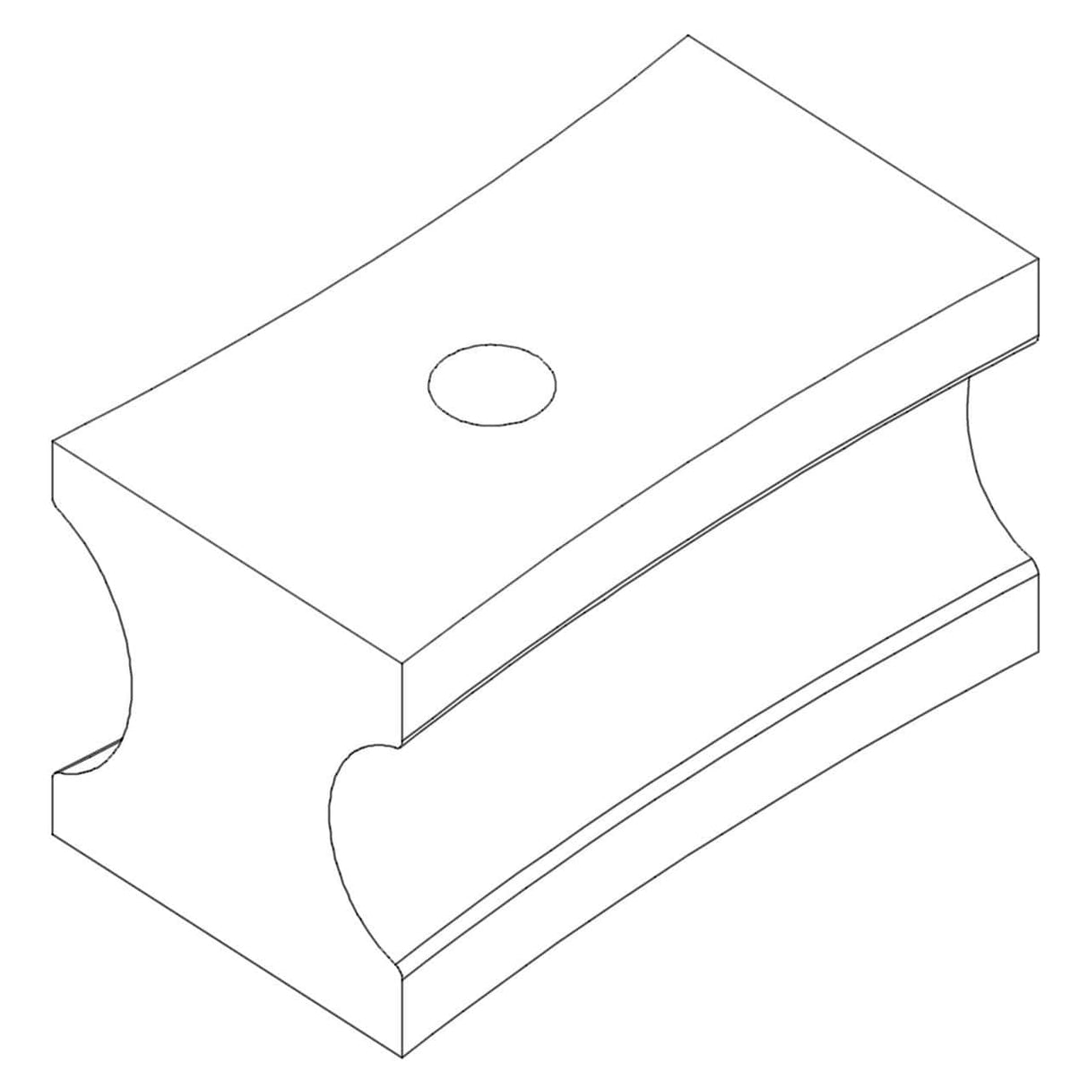 Pattino con doppio diametro 31,8 mm e 38,1 mm compatibile con BM 42 A e BM 60 A, ideale per sostituzione e manutenzione tecnica.