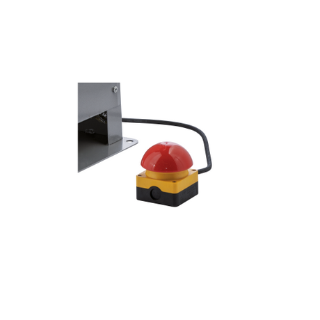 Pedale di emergenza Flott per l’arresto immediato delle macchine utensili in caso di pericolo.