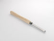 Sgorbia obliqua Record Power da 19 mm con lama in HSS e manico in faggio per finitura legno su tornio.