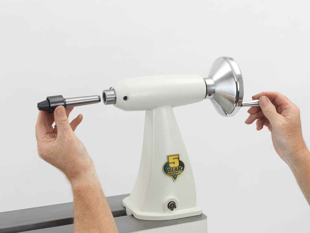 Record Power Tornio per legno in ghisa a testa girevole – 230 V