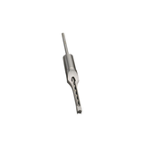 Scalpello per mortasa Record Power da 1/4" con punta elicoidale in acciaio rapido, progettato per mortasatrici e lavorazioni del legno ad alta precisione.
