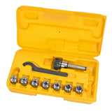 Set mandrino porta pinze fresa ER 25, CM 2, 10-pezzi