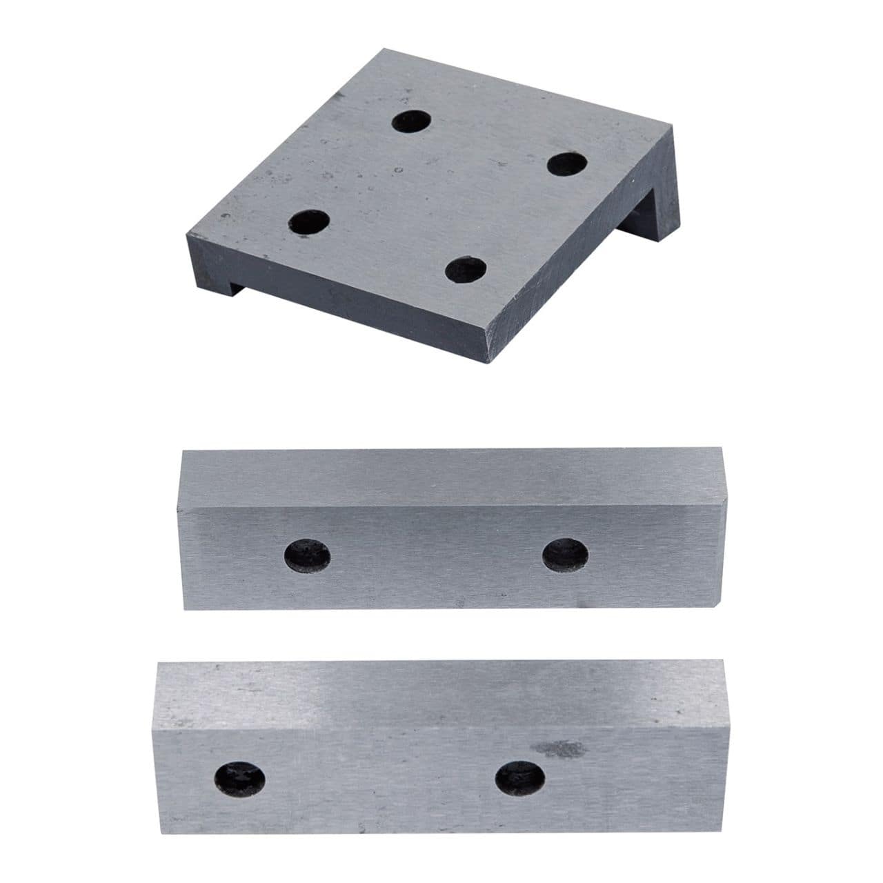 Set coltelli professionali in acciaio temprato compatibili con AK 80 F per operazioni di taglio industriale precise e sicure.