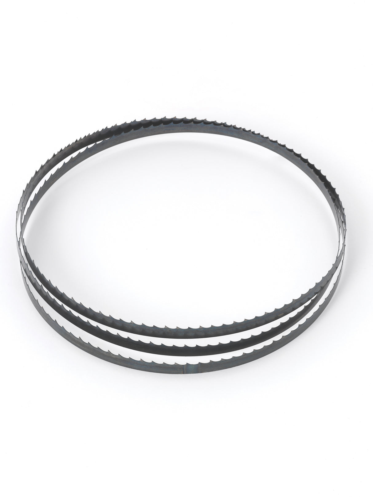 Confezione da tre lame da 111" per seghe a nastro Record Power, in larghezze da 1/4", 3/8" e 1/2", prodotte in UK per legno e lavorazioni curve o diritte.