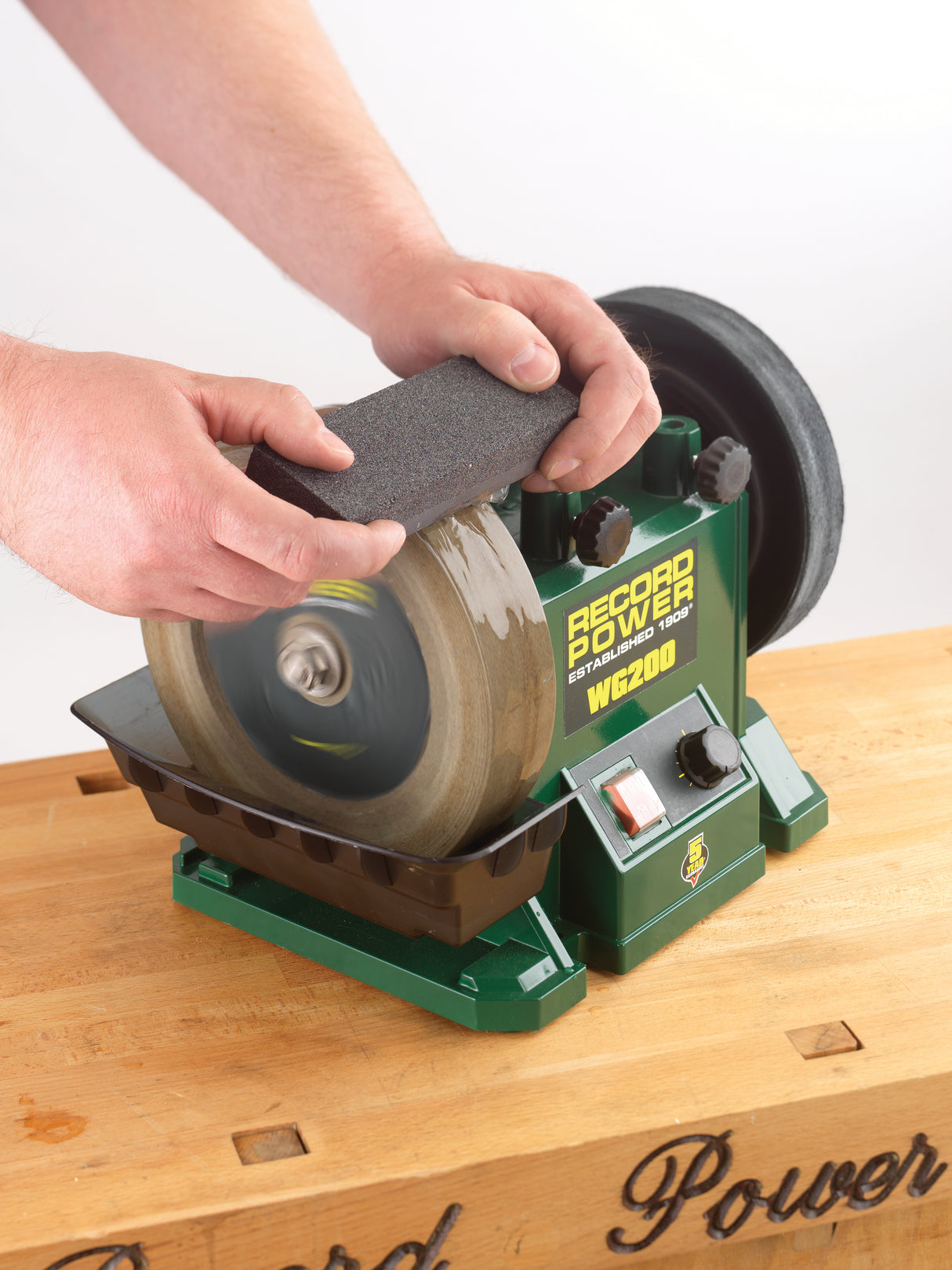 Affilatrice a secco-umido WG200 con kit accessori