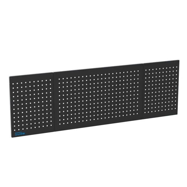 Pannello forato Güde GL 1709 XL, set 3 pezzi in acciaio verniciato per parete officina
