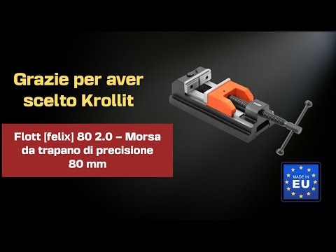 Flott [felix] 80 2.0 – Morsa da trapano di precisione 80 mm