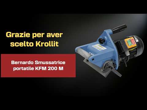 Bernardo Smussatrice portatile KFM 200 M / 230 V