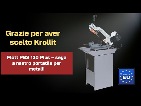 Flott PBS 120 Plus – sega a nastro portatile per metalli