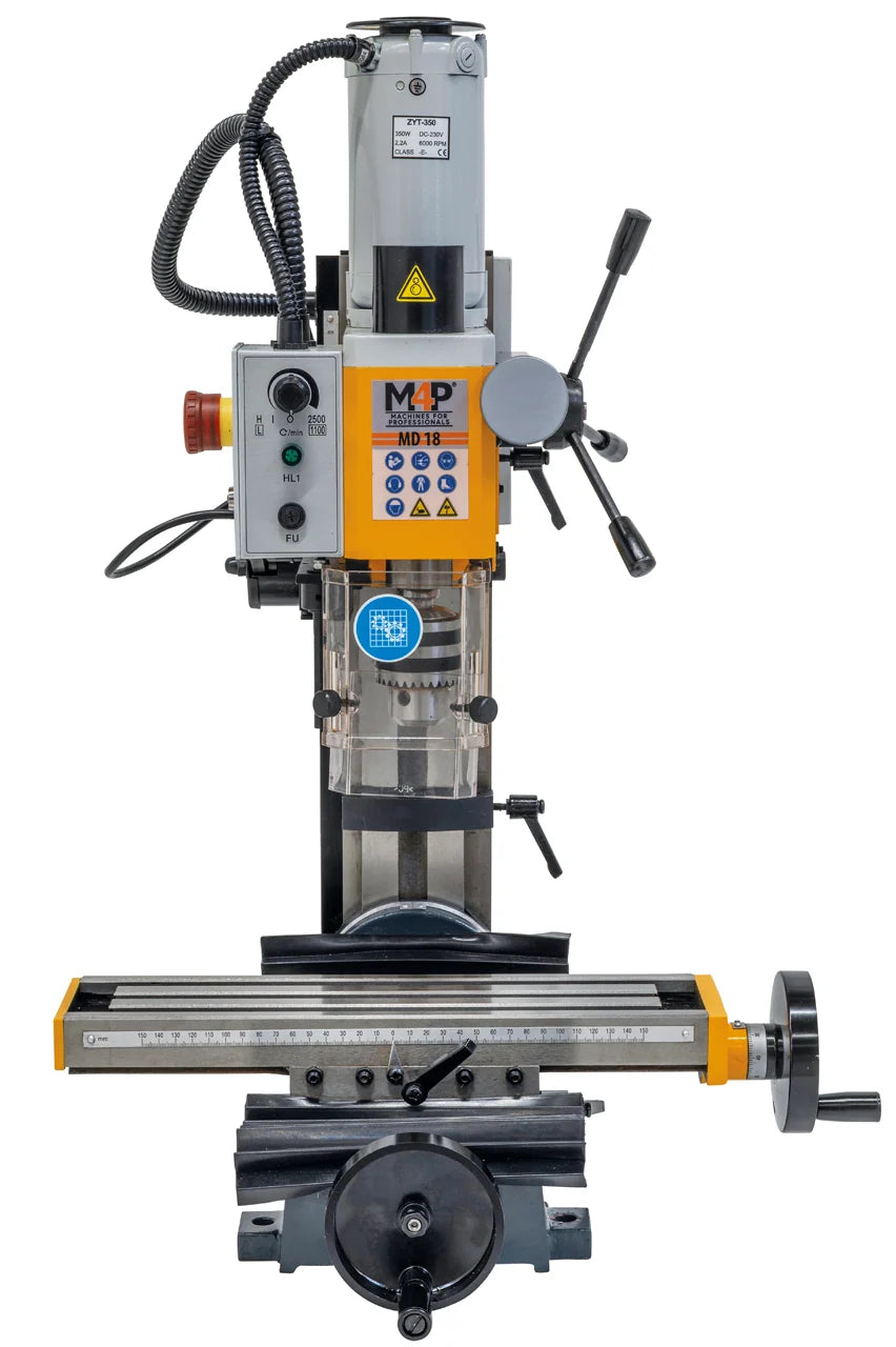 Trapano-fresatrice M4P MD 18 / 230 V, vista frontale